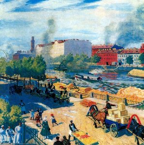 Fontanka — Boris Mikhailovich Kustodiev