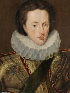 Henry, Prince Of Wales, Wearing Jousting Armour — Robert Peake The Elder