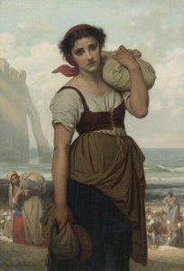 Laveuse D'étretat — Hugues Merle