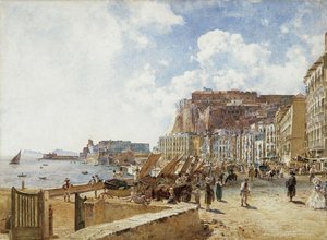 View Of Naples — Rudolf Von Alt