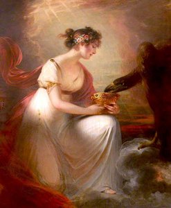 Frances Wyndham, Later Lady Burrell, As Hebe — Sir William Beechey