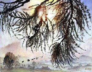 A Misty Sunrise — Dame Laura Knight