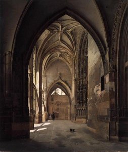 Vue Intérieure Du Porche De L'église Saint Germain L'auxerrois — Bouhot Etienne