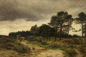 Moorland Road With Cattle — James Docharty