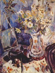 Still Life With Shoe And Mirror — Natalia Goncharova