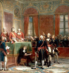Installation Du Conseil D'etat Au Palais Du Petit Luxembourg, 25 Décembre 1799 — Couder Auguste