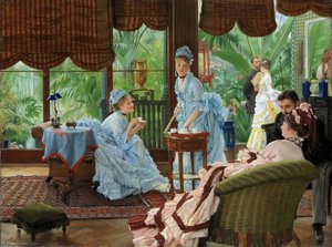 In The Conservatory (also Known As The Rivals) — James Jaques Joseph Tissot