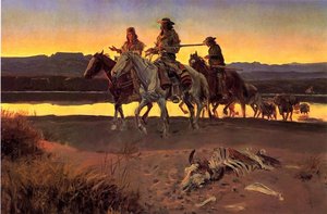 Carson's Men (also Known As Appraisal Values) — Charles Marion Russell