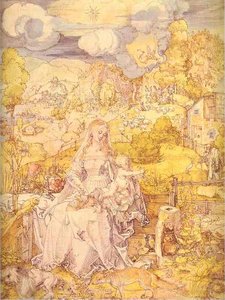 The Virgin Among A Multitude Of Animals — Albrecht Dürer, Northern Renaissance
