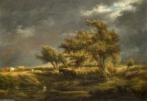 Stormy Landscape — Thomas Barker