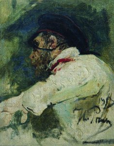A Man In White Jacket — Ilya Yefimovich Repin