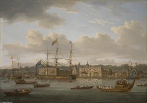 The Return Of George Iv To Greenwich From Scotland