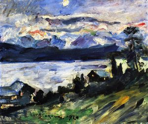 The Walchensee On Saint John's Eve — Lovis Corinth