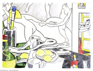 Artist's Studio - The Dance (sketch) — Roy Lichtenstein