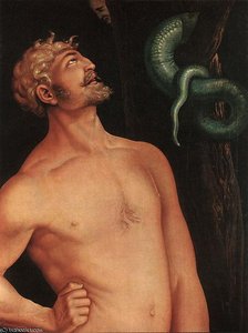 Adam Detail — Hans Baldung