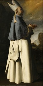 San Hugo, Bishop Of Grenoble — Francisco De Zurbarán, Baroque Style