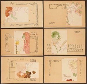 Street Flowers — Raphael Kirchner, Art Nouveau