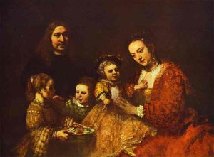 Portrait Of A Family — Rembrandt Van Rijn, Baroque