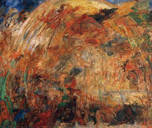 Le Foudroiement Des Anges Rebelles Ou La Chute Des Anges Rebelles — James Ensor, Expressionism