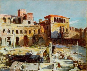 Le Marché De Trajan À Rome (titre Inscrit) — Joseph-félix Bouchor