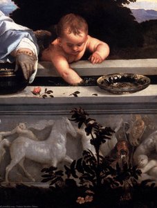 Sacred And Profane Love (detail) — Titian, Italian Renaissance