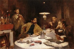 Ten Cent Breakfast — Willard Leroy Metcalf