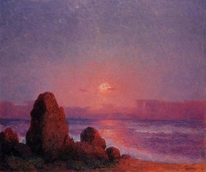 Sunset Of The Breton Coast — Ferdinand Du Puigaudeau