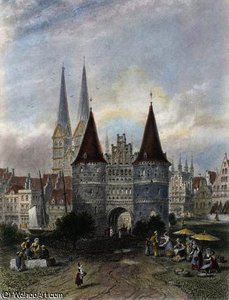 Holsten gate at Lubeck