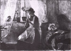 Midday Rest — Edvard Munch, Impressionistic Monochrome