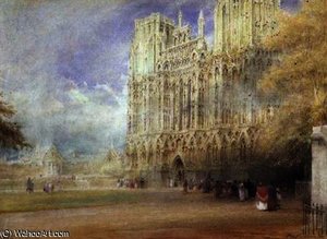 Wells Cathedral — Albert Goodwin