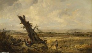 Landscape With Cornfield — John Linnell