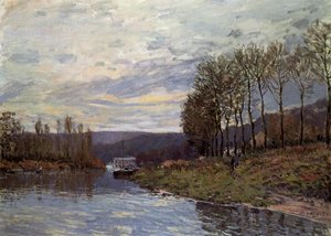 Seine At Bougival — Alfred Sisley