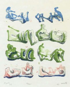 Eight Reclining Figures 4 — Henry Moore