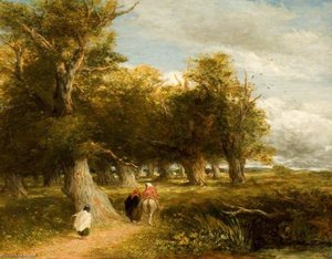 The Skirts Of The Forest — David Cox The Elder, Romanticism
