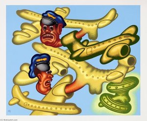 Crowded Skies — Peter Saul