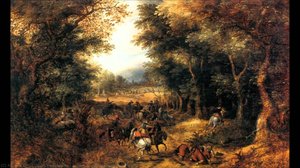 Forest Scene with Robbery