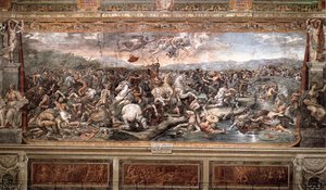 Stanze Vaticane - The Battle At Pons Milvius — Raphael