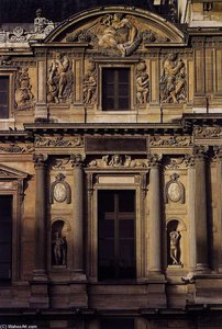 Façade of the Louvre (detail)