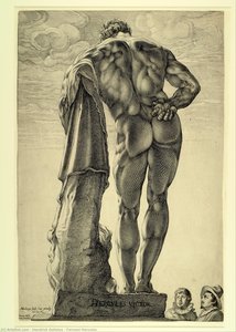 Farnese Hercules — Hendrik Goltzius, Baroque