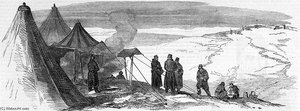 Cooking-tent At Kalafat — Constantin Guys