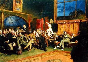 Evening In The Studio With My Students — Sir Hubert Von Herkomer