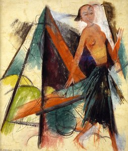 Miranda Figure For Shakespeare's 'tempest' — Franz Marc