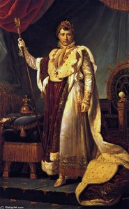 Napoleon I In His Imperial Robes — François Gérard (françois Pascal Simon), Neoclassical