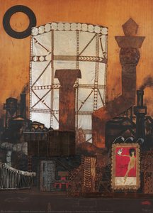 Juanito Laguna Brings A Meal To His Father, A Metalworker — Delesio Antonio Berni