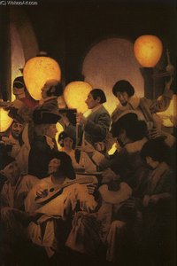A Venetian Night's Entertainment — Maxfield Parrish