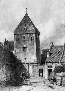 The Goilberdingenpoort In Culemborg Su — Johan Hendrik Weissenbruch