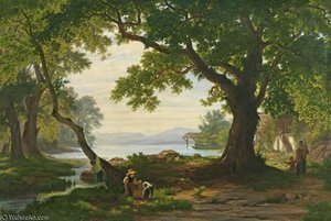 Am Sempachersee At Lake Sempach — Robert Zund