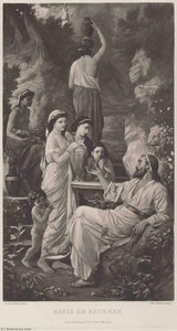 Hafis Am Brunnen — Anselm Feuerbach