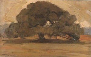 Landscape With Pine Tree — Nikolaos Lytras