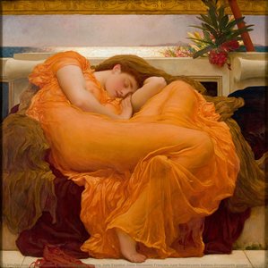 English Flaming June Español Junio Flameante Français June Flamboyante Italiano Avvampante Giugno 日本語 フレイミング・ジューン. Português Sol Ardente De Junho Slovenčina Žeravý Jún — Sir Frederic Lord Leighton, Victorian Art